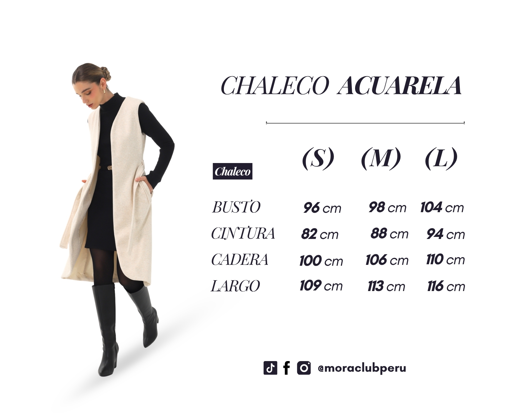 Chaleco abrigo Acuarela - Imagen 2